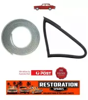 CHRYSLER VALIANT S SERIES LEFT REAR QUARTER GLASS SEAL FIXED WINDOW & LOCKSTRIP (for: Chrysler)