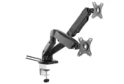 Gas Spring Dual Monitor Mount Double Monitor Arm Swivel VESA Mount(75x75/100x10