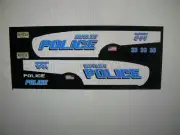 Nutley New Jersey Police Patrol Vehicle Decals 1:64