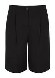 Totême Twill Shorts - Black - 38 (UK10 / S) 38 (UK10 / S)