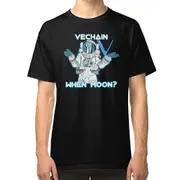 VeChain VET When Moon Space Man T-shirt