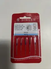 Genuine Singer Overlock Needles #2022 Size:90/14 5 Pack