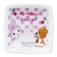 在飛比找樂天市場購物網優惠-小禮堂 美樂蒂 x suzy's zoo 日製迷你陶瓷方形小