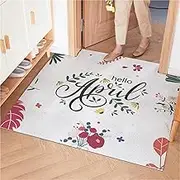 Door Mat, Grabber Mesh Welcome Doormat, Stain and Fade Resistant, Low Profile Entryway Mats for Home Front or Back Entrance(Dark Green,60x90cm)