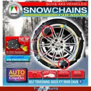Premium Snow Chains Autofit 4wd All Terrain 16 17 18 Inch CAP490M16 255/75x17