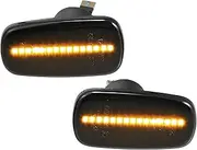 X AUTOHAUX 1 Pair Side Marker Turn Signal Light NO.8173053011/8173153011 for Toyota Altezza XE10 1998-2005 for Toyota Corolla E120 2002-2004