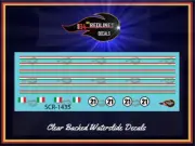 1/64 "ITALY" Racing Stripes Decal Set SCR-1435