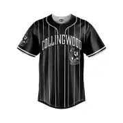 Collingwood Magpies AFL Baseball Jersey Slugger T Shirt Sizes S-5XL!
