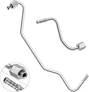 MuHize Radiator Transmission Cooler Lines - Oil Cooling Line Fit for Grand Cherokee Laredo Limited Overland Sport Utility 4-Door 1999 2000 2001 2002 2003, Replace 52079432AC 52079753AB (Pack of 2)