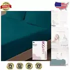 Elegant California King Fitted Sheet - 800 Thread Count Egyptian Cotton, Teal