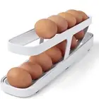 Rolldown Refrigerator Egg Dispenser Auto Rolling Egg Holder 2 Tier 12-14 Eggs CF