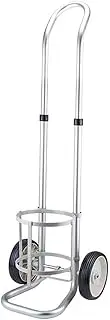 PA-DABAOO Aluminum Alloy Cylinder Cart for Storage Propane/Nitrogen Tank, Portable Oxygen Cylinder Trolley Home, Oxygen Cylinder Cart Tool,D 12.5cm