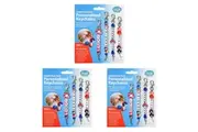3PK Boyle Personalized Beaded Keychains Accessory Kids Activity DIY Craft Kit