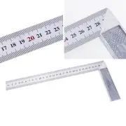 Measuring Tapes Square Ruler Dual Scale Stainless Steel 0-12 Inches 300mm