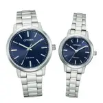 CITIZEN 星辰錶 BJ6541-58L+EM0930-58L PAIR 光動能時尚男女對錶 /藍面 38MM+27MM｜樂天領券折300★全館特惠中★指定刷卡回饋10%