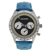 ZVM106 Master - Silver/Turquoise Leather Strap Watch by Zadig & Voltaire for Women - 1 Pc Watch