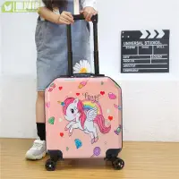 在飛比找樂天市場購物網優惠-可個性行李箱新款簡約時尚潮流兒童拉桿箱18寸登機箱萬向輪旅行