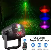 Halloween Patterns Disco RGB LED Laser Projector Lighting Stage Party KTV Lamp