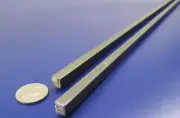 12L14 Square Carbon Steel Bars, 5/16" Square x 3 Ft Length, 2 Units