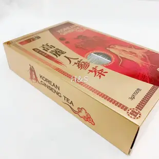 韓國人蔘茶100包 人蔘茶包 高麗人蔘茶 人參茶 茶包 H&S樂購