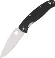 Spyderco Knife Reslilience G-10 Black Plain Edge C142GP