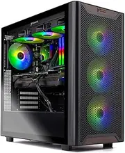Skytech Chronos Gaming PC Desktop, Ryzen 5 9600X 3.9 Ghz (5.4GHz Turbo), NVIDIA RTX 5070 12GB, 1TB Gen4 NVMe SSD, 16GB DDR5 RAM 6000, 850W Gold PSU, Wi-Fi, Win 11