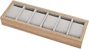 [ACLIC] Watch Case Large Capacity Watch Storage Box Jewelry Display Box Watch Organizer Wooden Watch Display Tray Watch Display Box