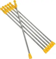 Gogogmee 6pcs Stainless Steel Sprayer Extendable Fruit Tree Spray Garden Sprayer Rod for Tank Sprayer