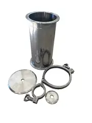 Tank container for Top Fill Passive Closed Loop Extractor