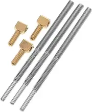 KAILIKETIY 3pcs Durable Violin Bow Screw Professional Violin Accessory for String Instruments Smooth Polished Frog Screws Lightweight Portable for Easy Bow Adjustments