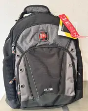 Brand New 18” Wenger Synergy Swiss Gear Uline Laptop Tablet Backpack Black/Red