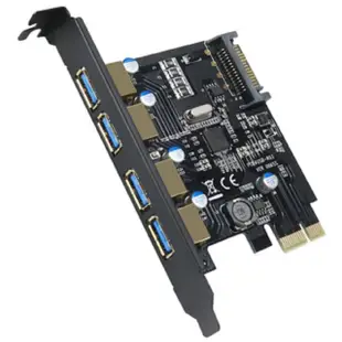 伽利略 PTU304B 4埠 USB3.0 擴充卡 PCI-E