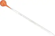 uxcell Graduated Dropper Pipettes Kit, 25ml Borosilicate Glass Pipette with Rubber Squeeze Bulb for Transfer Liquid for Lab, Chemistry, Clear