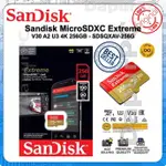 閃迪 256GB MICROSDXC XTREME V30 A2 U3 4K 190MB/S SDSQXAV