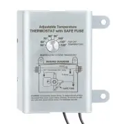 Attic Fan Thermostat Control, Replacement Thermostat with Adjustable Temperat...