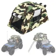1/10 RC Tent, Simulated Luggage Rack Roof Folding Tent for 1/8 1/10 Crawler C...
