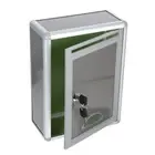 Safe Lock Box Metal Post Box Suggestion Collect Bin Wall Mounted Post Box