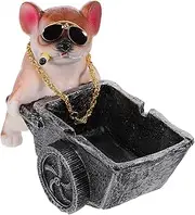STOBAZA Dog Ashtray Funny Ashtray Household Ashtray Tabletop Ashtray Ash Tray Unique Ashtray Home Ashtrays Large Capacity Ashtray Statues for Home Decor Ash Holder Outdoor Ashtray