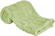 Yurhap Fleece Baby Blanket Heart Checkered Blanket, Ultra Soft Cozy Baby Blankets for Boys Girls, Fluffy Infant Toddler Newborn Receiving Blankets for Crib Stroller 30”×40” (Green)