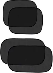 YOSADIER 4Pcs Car Window Sun Shade Glare Protector for Back Seat Side Windows for Pets Easy Installation Fit