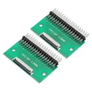 2pcs FFC FPC Connector Board 36 Pins Double Row Right Angle Pin Header Adapter