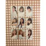 TWICE小卡 日專BDZ 娜璉 子瑜 SANA MOMO MINA 多賢 彩瑛 志效 定延