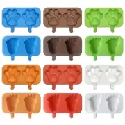 Popsicles Mold Reusable Silicone Ice Cream Mold Maker for Kids