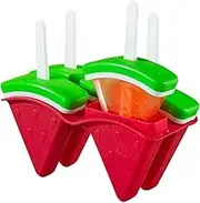 Ice Cream Mold - Ice Maker Watermelon Block Shape | Easy-Release Ice Molds with Lid for Ice Cream, Cake,