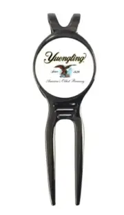 Yuengling Golf Ball Marker + Black Gunmetal Divot Tool Beer
