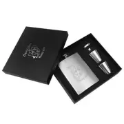 8 oz. Stainless Steel Alcohol Pocket Flask Portable Whiskey Flask with 3 Piece