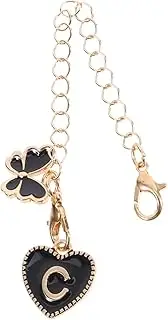 [BESPORTBLE] Cup Pendant Water Bottle Id Initial Letter Charm Tumbler Letter Accessories Tumbler Id Personalized Handle Charm Wine Charms Drink Markers Initial Pendants Initial Chain Iron White
