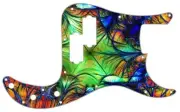 P Bass Precision Pickguard Custom Fender 13 Hole Guitar Pick Guard Fractal 4