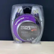 Monster DJ Cable Prolink Classic Series 1/4" Male to 1/4" Male Speaker Cable 6FT