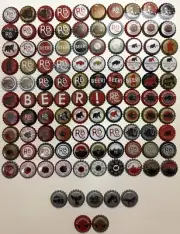 Beer Crown Bottle Cap Complete Set: Roadhouse Brewing-107 Different-Wyoming, USA